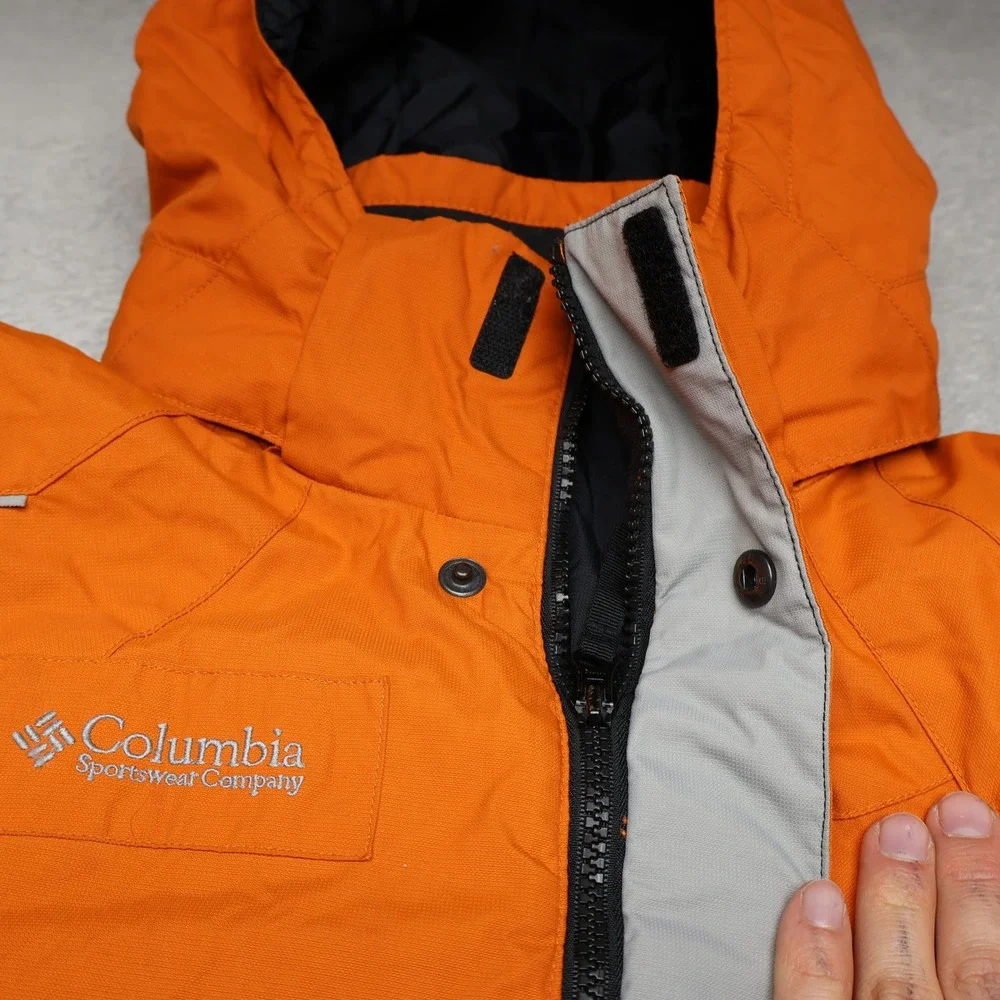 Columbia Jacket‎ Youth 18/20 Orange Waterproof Insulated Wind Rain Snow Winter